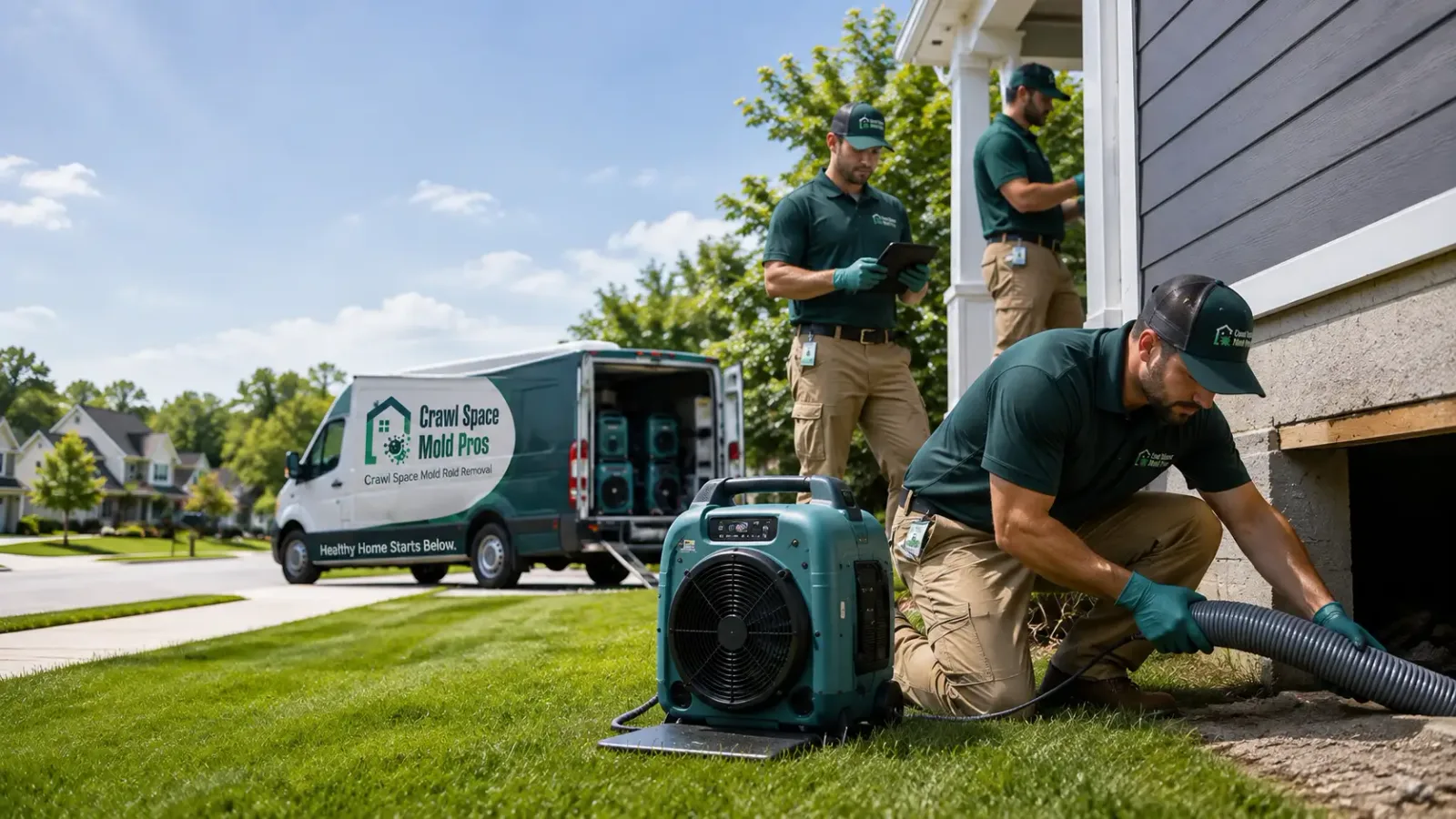 Crawl Space Mold Removal in Ashburnham, MA